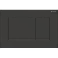 Geberit Sigma 30 Zweimengenspülplatte (1,6/0,8 Gallonen pro Spülung), mattschwarz