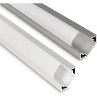Iolume profilo alluminio angolare bianco 2 metri io39251