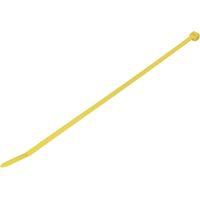 WKK Kabelbinder gelb 200mm - gelbe Kabel Binder aus robustem Polyamid 6.6 - 100 Stück