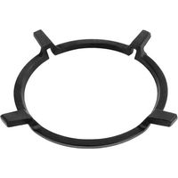 QORVA-Noir Support de Poêle à Wok en Fonte, Support de Poêle à Wok, Support de Wok Universel, Support Wok, Support de Wok pour Poêle en Fonte Antidérapant Noir, pour Brûleurs, Plaques à Gaz, Cuisinièr
