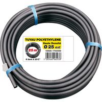 Tuyau d'arrosage Enterré Couronne de PE HD Jardibric Ø25 25m 6 Bars