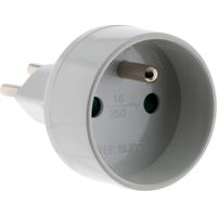 Zenitech – Adaptateur électrique voyage France vers Suisse – Prise mâle Suisse vers prise femelle France – Tension 230V – Ampérage 16A – Puissance 2300W