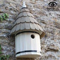 Dovecote Nest box - Traditional English Wall Mounted Birdhouse for Wild Garden Birds