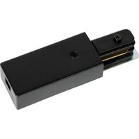 QAZQA Power Supply for 1-Phase Track Black - Iconic