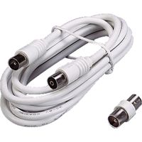 Antennen -TV -Kabelverlängerung mit 5 MT -Adapter