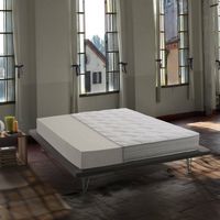 Talamo Italia Doppelmatratze Sandra, Herausnehmbare Matratze aus Waterfoam, 100% Made in Italy, Anti-Milbe und hypoallergen, Cm 140x200 h19