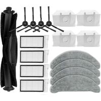 Kit de 17 pièces pour balai Xiaomi Roidmi Eve Plus, comprenant une brosse latérale principale.