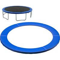 DELKEVIC Coussin de protection pour trampoline 244 cm – Épaisseur 15 mm en PVC résistant – Protection optimale des ressorts et armature