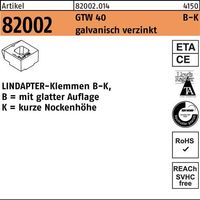 Klemmen R 82002 GTW 40 KM 20/7,0 galv.verz. 1 Stück LINDAPTER