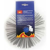 Ramoneur rond en acier, forme hérisson, Ø 20 cm, filetage M12/175 avec bille Nettoyage de cheminée