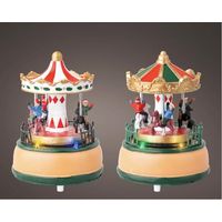 SÉLECTION PAPETERIE VARZI BOÎTE À MUSIQUE DE NOËL CARROUSEL CARROUSEL AVEC BAMINI VARZI CARTOLERIA DAL 1956