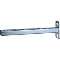 Schienenkonsole 28x30mm 48cm 28/30 Rohrträger Wandausleger verzinkt