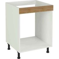 Mueble cocina para horno en roble cortez. 83 cm(alto)60 cm(ancho)58 cm(largo)