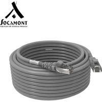 Cordon RJ45 gris CAT6A surmoulé FTP 100 Ohms LSOH - Longueur - 10 mètres