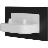 Proofvision Black Metal In-Wall Twin Electric Toothbrush Charger - PV11P-B-FR