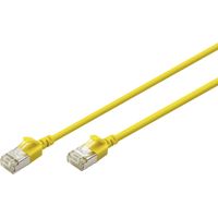 Digitus DK-1632-A-050S-Y RJ45 Netzwerkkabel, Patchkabel CAT 6a F/FTP 5 m Gelb Farbcodiert, Geschirmt