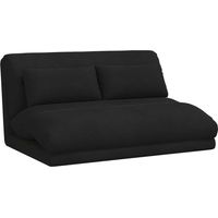 vidaXL Adjustable Floor Chair Black Velvet