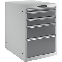 Cajonera con cierre RFID H x A x P 800 x 564 x 725 mm