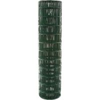 Grillage résidentiel plastifié vert maille 100 x 100 mm hauteur 1.00 longuer 20m