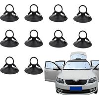 Ventouses en Verre de Voiture, Ventouse de Voiture pour Verre, Ventouses réutilisables pour Pare-Brise en Verre de Voiture, pour Salle de Bain, Cuisine, fenêtre