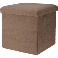 Storage-solutions pouf BINI marrón claro 55 litros almacenamiento