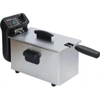 Friteuse électrique Aigostar 3L 2200W, en acier inoxydable, pour frites et poulet frit