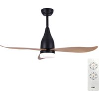 Ventilateur De Plafond 112Cm Dc 15W + Lumière 18W 2.190Lm 3.000K- 4000K-5.000K Mod.Kattegat Edm