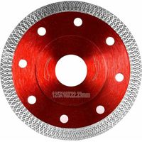 Disque Diamant 125 Carrelage, Disque Diamant Fine Coupe Sèche, Disque à Trononner Diamanté Lame de Scie Circulaire pour Carrelage Granit Ceramique Marbre Carreaux Calcaire Bois (125mm)