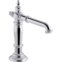 Kohler Artifacts Column Spout Widespread Bathroom Basin Tap Chrome