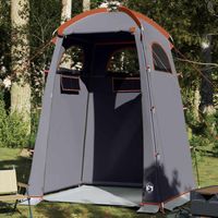 Vidaxl – Tente de douche imperméable 120x120cm – Polyester avec revêtement PU – Coutures étanches – Accès facile par fermeture éclair