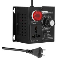 Ac 220V 4000W Kompaktregler Vitesse mit variabler Spannung, tragbare Temperatur, Lumiere-Spannung einstellbarer Dimmer
