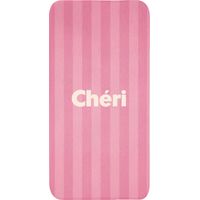 TAPIS DE TOILETTE Rayé - Rose - Chéri 60x120 cm