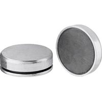 Flachgreifermagnet ohne Gewinde, Ferrit,⌀ 20 mm
