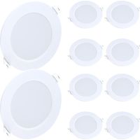 Lot de 10 Spot Encastrable LED Panel Extra-Plat 6W Eq 50W | Température de Couleur: Blanc neutre 4000K