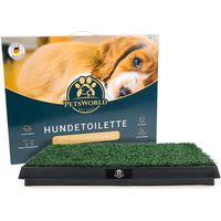 Welpentoilette Hundetoilette Kunstrasen 50×50 cm Indoor/Outdoor