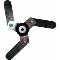 Testina Rotoblade a 3 denti per decespugliatore con lamelle in fibra