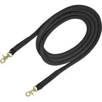 Taglia unica, Noir: Anches de contrôle souples de 2,95 m en nylon de 14 mm d'épaisseur et mousquetons