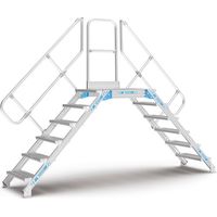 Zarges Überstieg 45° 600mm Stufenbreite 8 Stufen