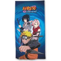 Serviette de plage - Naruto Et Ses Amis - Noir
