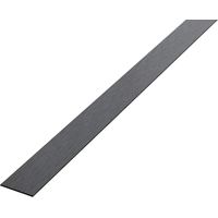 Dekorative Wandleiste aus Edelstahl 20 mm x 900 mm - Schwarz Satiniert