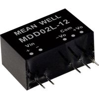 Mean Well MDD02N-05 DC/DC-Wandlermodul 200 mA 2 W Anzahl Ausgänge: 2 x Inhalt 1 St.