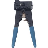 Network Crimper Carbon Steel Head Anti Slip Rubber Handle 8P Ratchet Structure RJ45 Crimping Tool