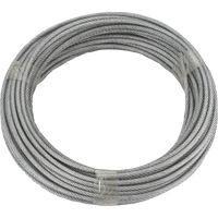 Ruck-Zuck Stahlseil mit PVC-Mantel Seil ø 4/5 mmx20 m für Haltezwecke EN12385