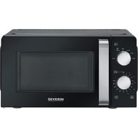 Micro-ondes Severin 17l Compact, Design Noir & Argent - Severin