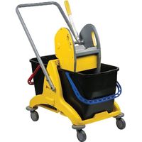 CARRELLO MULTIUSO DOPPIA VASCA 2 vasche da 25 lt ciascuna