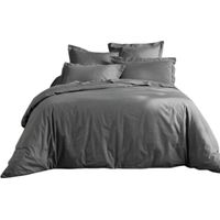 Housse de couette 220 x 240 cm Line anthracite