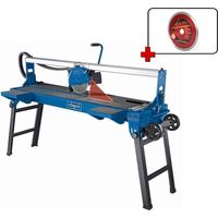 Tagliapiastrelle elettrica acqua 120cm Scheppach fs4700+disco Montolit cph230 mm