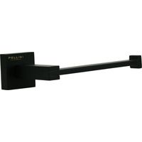 Porta rotolo in ottone con installazione a parete Pollini Live LV1204 Nero opaco