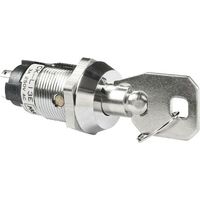 NKK Switches CKL13EFW01 CKL13EFW01 Commutateur à clé 250 V/AC 3 A 1 x On/Off/On 2 x 45 ° 1 pc(s)
