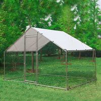 PawHaven Chicken Pet Run Cage Walk In Coop Kennel Rabbit Dog Puppy Poultry Hen Animal Hutch House Enclosure Playpen Outdoor Shade Running 3X2X2M